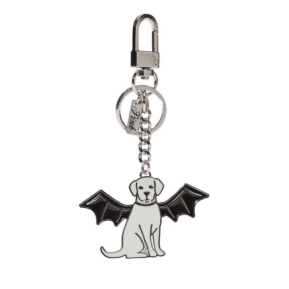 PINK Waterfall Keychain Glow In the Dark Bat Dog Charm, NWT - Picture 1 of 5
